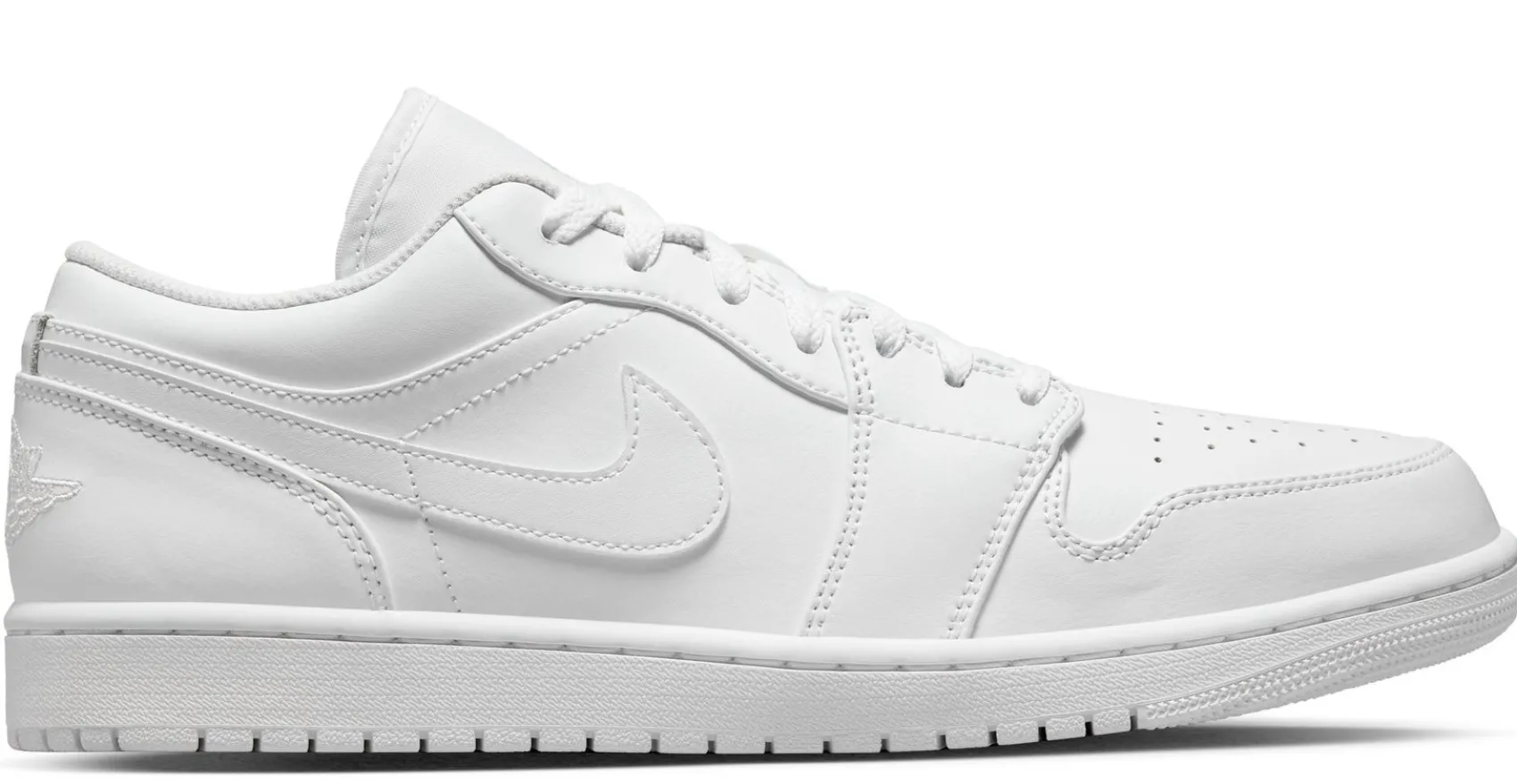 Sneaker|Sneaker|nike Air Jordan 1 Low in Übergrößen Weiß