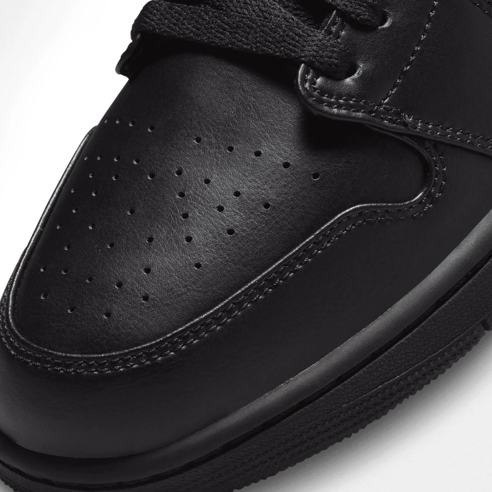 Sneaker|Sneaker|nike Air Jordan 1 Low in Übergrößen Schwarz