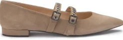 Ballerinas|Horsch Schuhe Ballerina in Übergrößen Beige