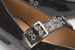 Ballerinas|Horsch Schuhe Ballerina in Übergrößen Schwarz