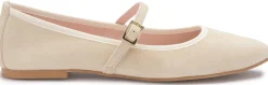 Ballerinas|Horsch Schuhe Ballerina in Übergrößen Beige
