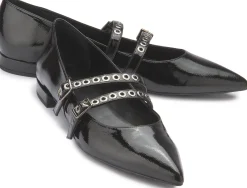 Ballerinas|Horsch Schuhe Ballerina in Übergrößen Schwarz