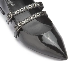 Ballerinas|Horsch Schuhe Ballerina in Übergrößen Schwarz