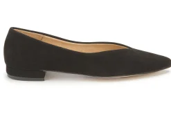 Ballerinas|Horsch Schuhe Ballerina in Übergrößen Schwarz