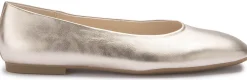 Ballerinas|Gabor Ballerina in Übergrößen Gold