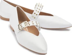 Ballerinas|Horsch Schuhe Ballerina in Übergrößen Weiß