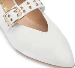 Ballerinas|Horsch Schuhe Ballerina in Übergrößen Weiß