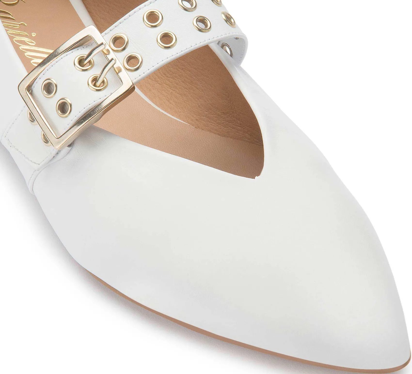 Ballerinas|Horsch Schuhe Ballerina in Übergrößen Weiß