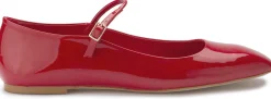Ballerinas|Horsch Schuhe Ballerina in Übergrößen Rot