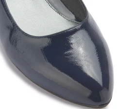 Ballerinas|Horsch Schuhe Ballerina in Übergrößen Blau