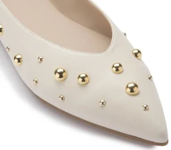 Ballerinas|Horsch Schuhe Ballerina in Übergrößen Weiß