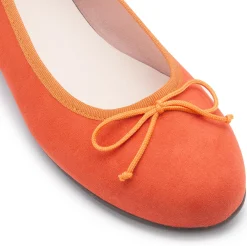 Ballerinas|Horsch Schuhe Ballerina in Übergrößen Orange
