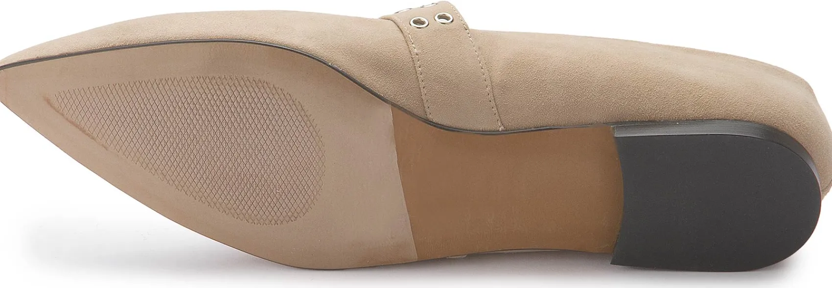 Ballerinas|Horsch Schuhe Ballerina in Übergrößen Beige