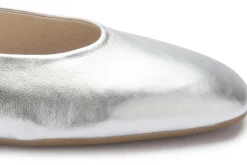 Ballerinas|Gabor Ballerina in Übergrößen Silber