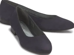 Ballerinas|Horsch Schuhe Ballerina in Übergrößen Blau