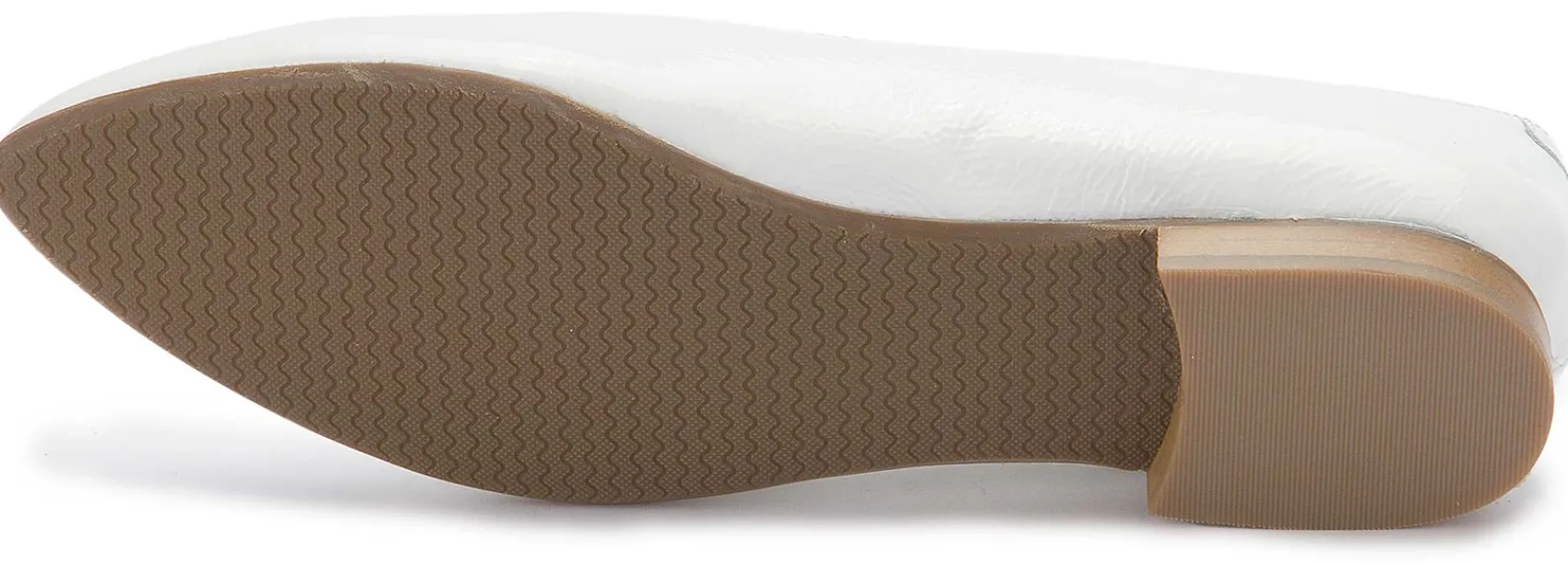 Ballerinas|Horsch Schuhe Ballerina in Übergrößen Weiß