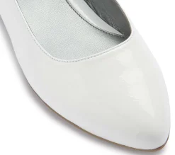 Ballerinas|Horsch Schuhe Ballerina in Übergrößen Weiß