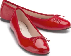 Ballerinas|Horsch Schuhe Ballerina in Übergrößen Rot