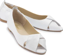 Ballerinas|Horsch Schuhe Ballerina in Übergrößen Weiß