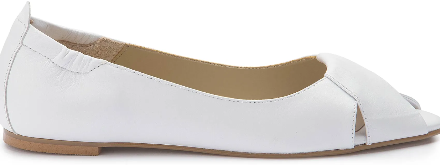 Ballerinas|Horsch Schuhe Ballerina in Übergrößen Weiß