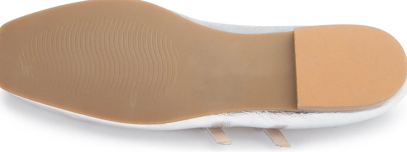 Ballerinas|Horsch Schuhe Ballerina in Übergrößen Silber