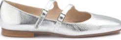 Ballerinas|Horsch Schuhe Ballerina in Übergrößen Silber