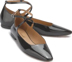 Ballerinas|Horsch Schuhe Ballerina in Übergrößen Schwarz