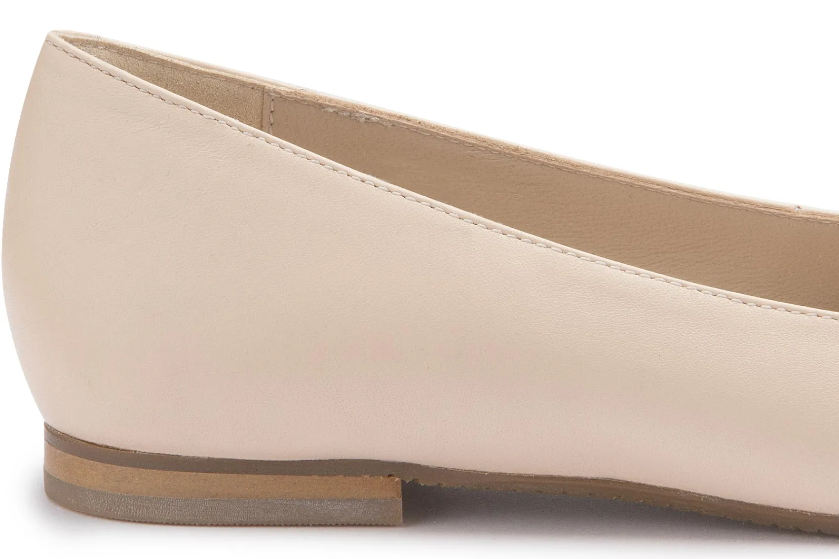 Ballerinas|Horsch Schuhe Ballerina in Übergrößen Beige