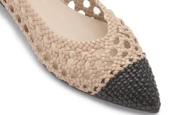 Ballerinas|Horsch Schuhe Ballerina in Übergrößen Beige