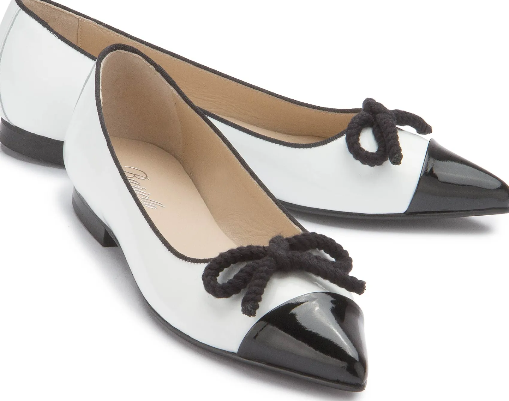 Ballerinas|Horsch Schuhe Ballerina in Übergrößen Weiß