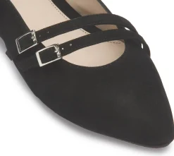 Ballerinas|Horsch Schuhe Ballerina in Übergrößen Schwarz