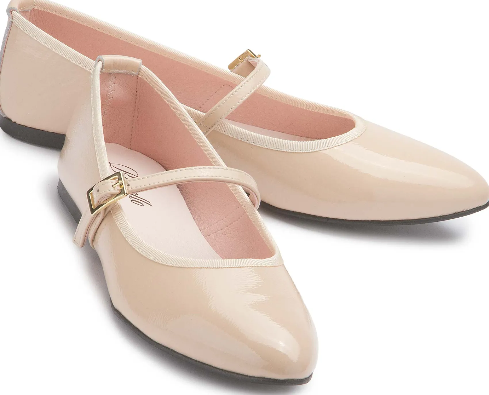 Ballerinas|Horsch Schuhe Ballerina in Übergrößen Beige