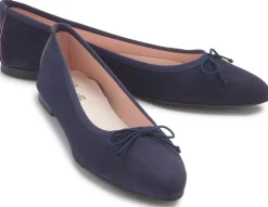 Ballerinas|Horsch Schuhe Ballerina in Übergrößen Blau