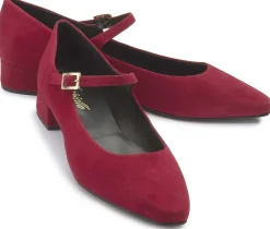 Ballerinas|Horsch Schuhe Ballerina in Übergrößen Rot