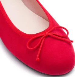 Ballerinas|Horsch Schuhe Ballerina in Übergrößen Rot