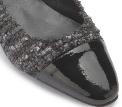 Ballerinas|Horsch Schuhe Ballerina in Übergrößen Grau