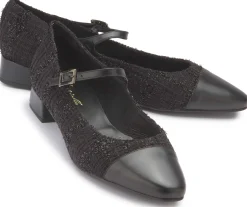 Ballerinas|Horsch Schuhe Ballerina in Übergrößen Schwarz