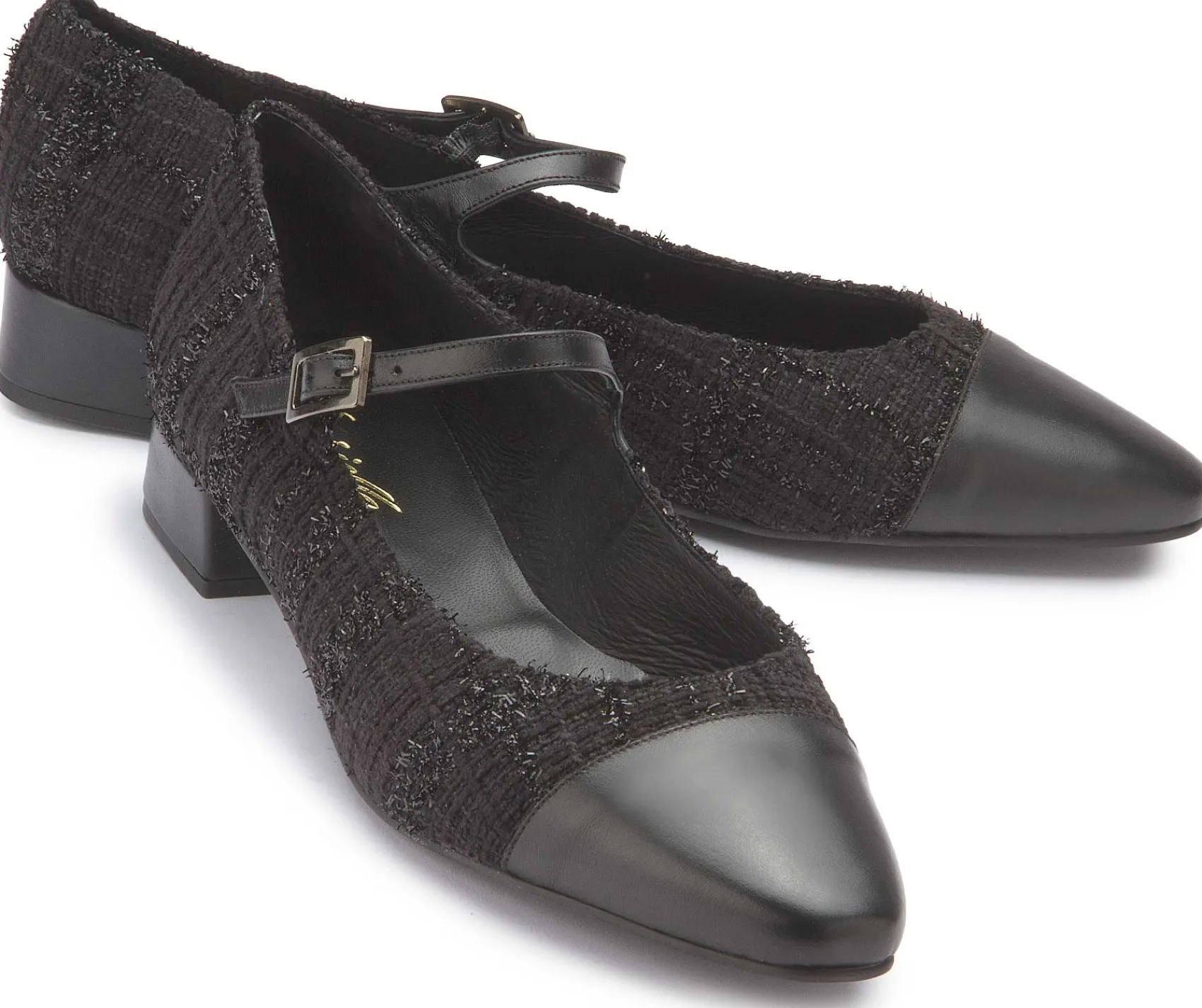 Ballerinas|Horsch Schuhe Ballerina in Übergrößen Schwarz