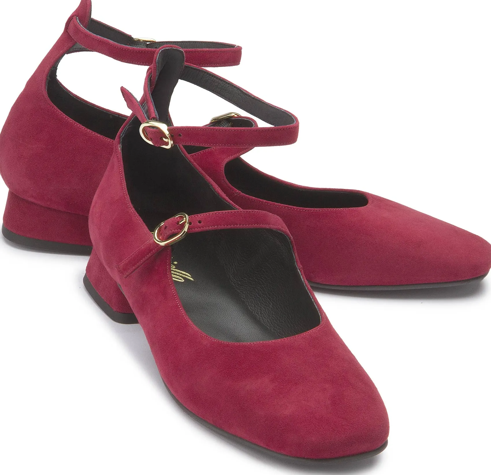 Ballerinas|Horsch Schuhe Ballerina in Übergrößen Rot