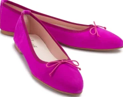 Ballerinas|Horsch Schuhe Ballerina in Übergrößen Lila