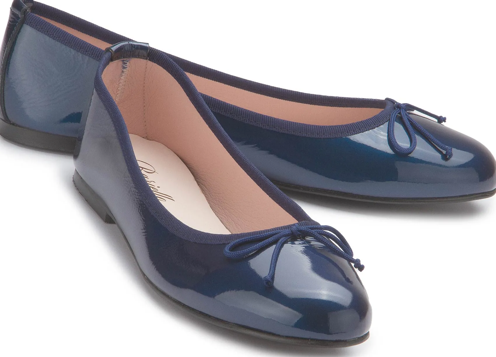 Ballerinas|Horsch Schuhe Ballerina in Übergrößen Blau