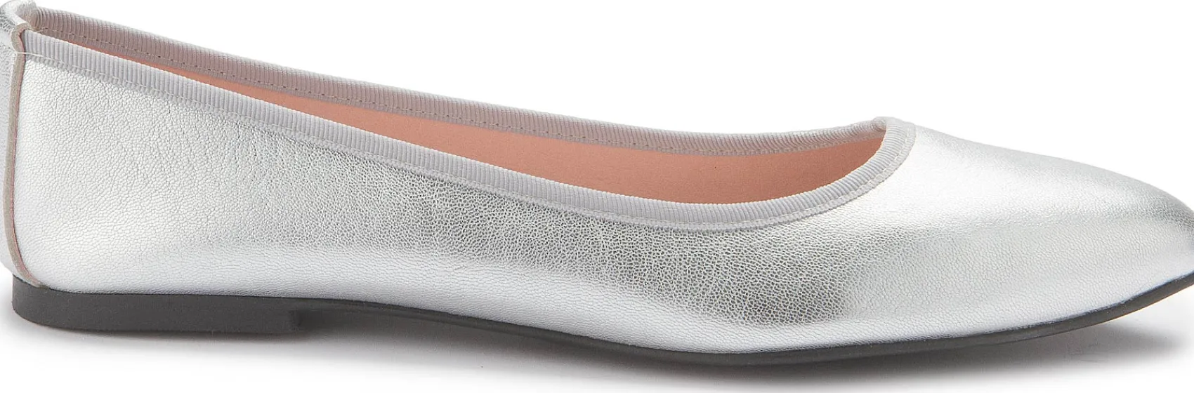 Ballerinas|Horsch Schuhe Ballerina in Übergrößen Silber