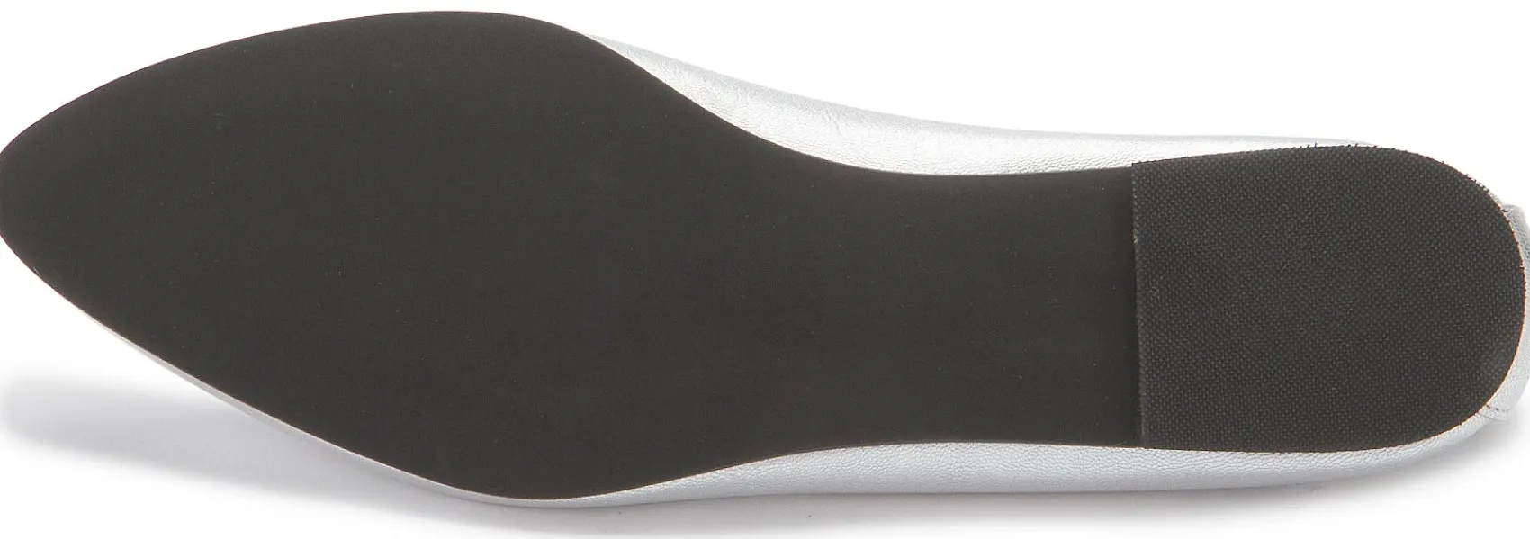 Ballerinas|Horsch Schuhe Ballerina in Übergrößen Silber
