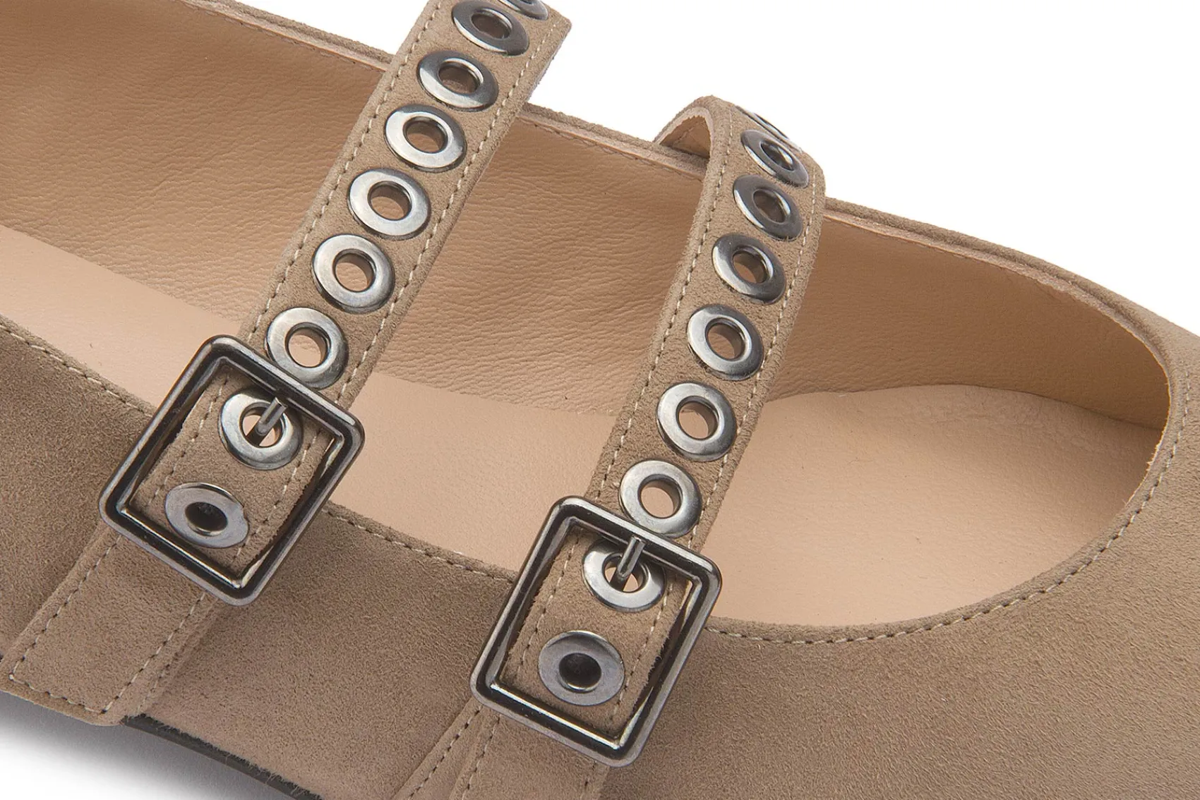 Ballerinas|Horsch Schuhe Ballerina in Untergrößen Beige