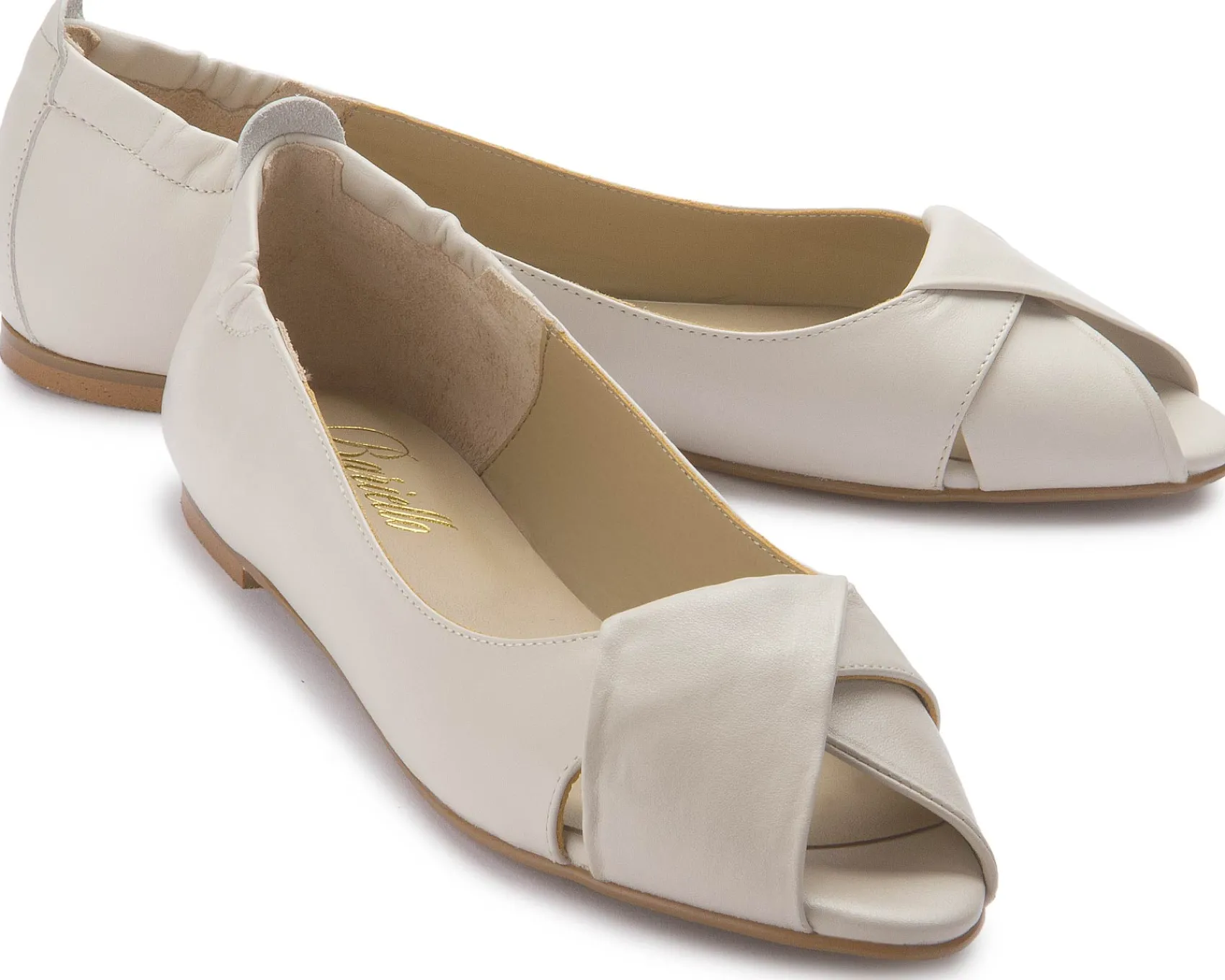 Ballerinas|Horsch Schuhe Ballerina in Untergrößen Beige