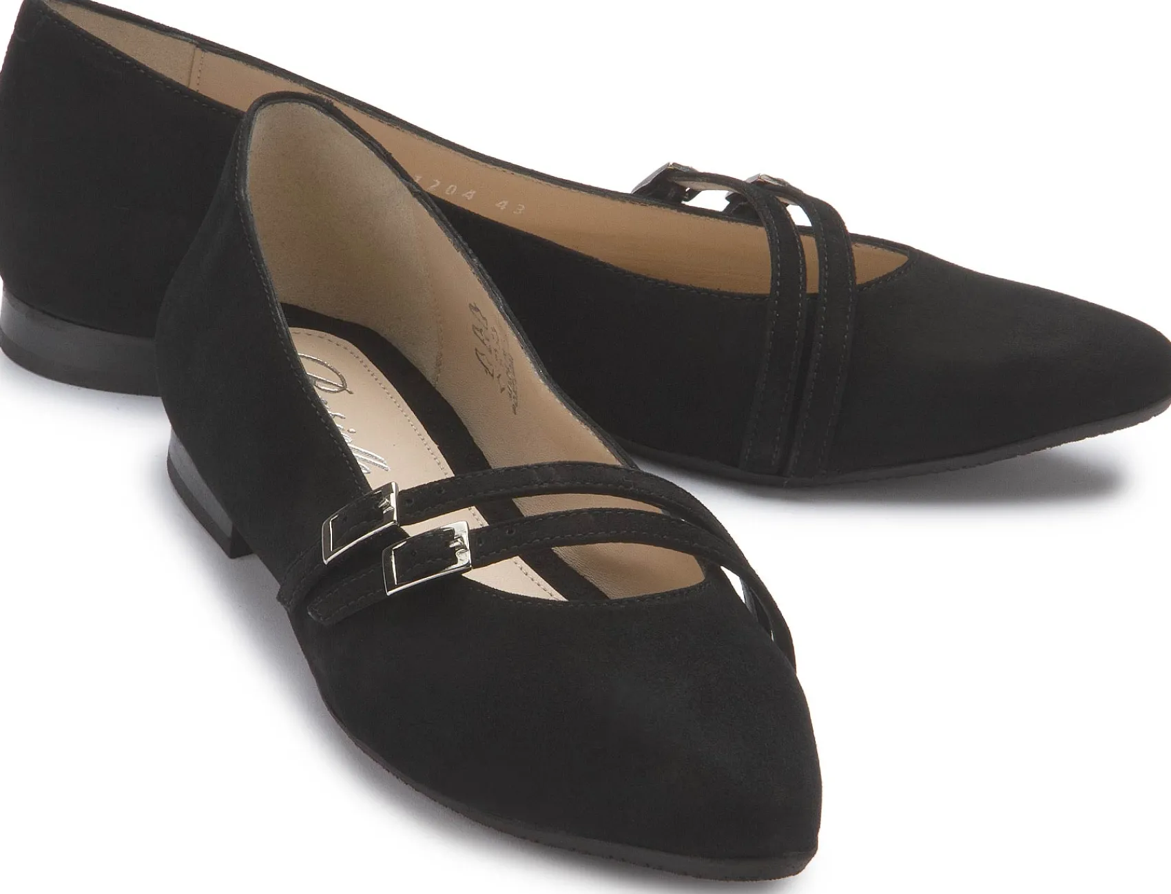 Ballerinas|Horsch Schuhe Ballerina in Untergrößen Schwarz
