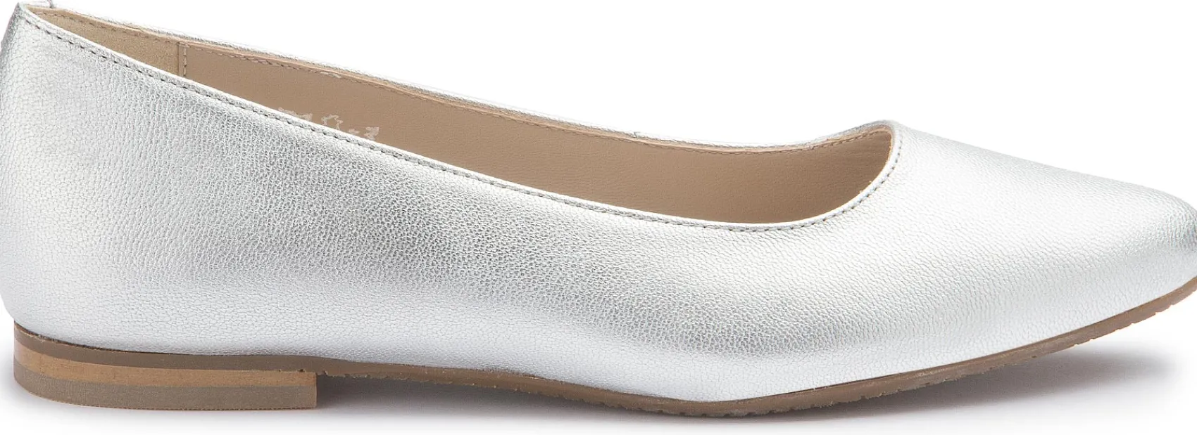 Ballerinas|Horsch Schuhe Ballerina in Untergrößen Silber