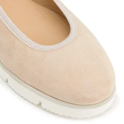 Ballerinas|Horsch Schuhe Ballerina in Untergrößen Beige