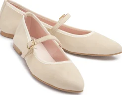 Ballerinas|Horsch Schuhe Ballerina in Untergrößen Beige