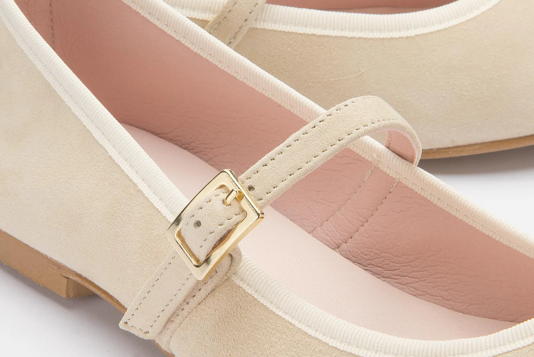 Ballerinas|Horsch Schuhe Ballerina in Untergrößen Beige